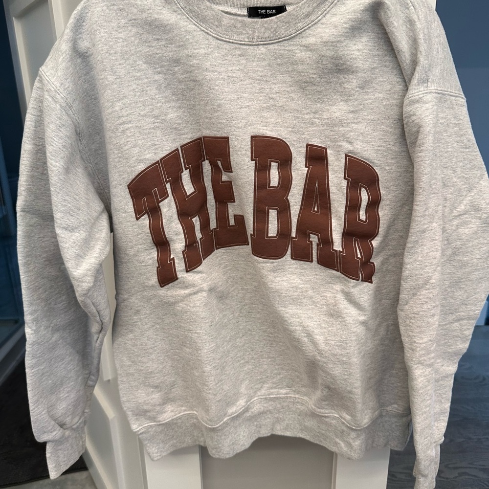 The Bar Heather Gray Sweatshirt